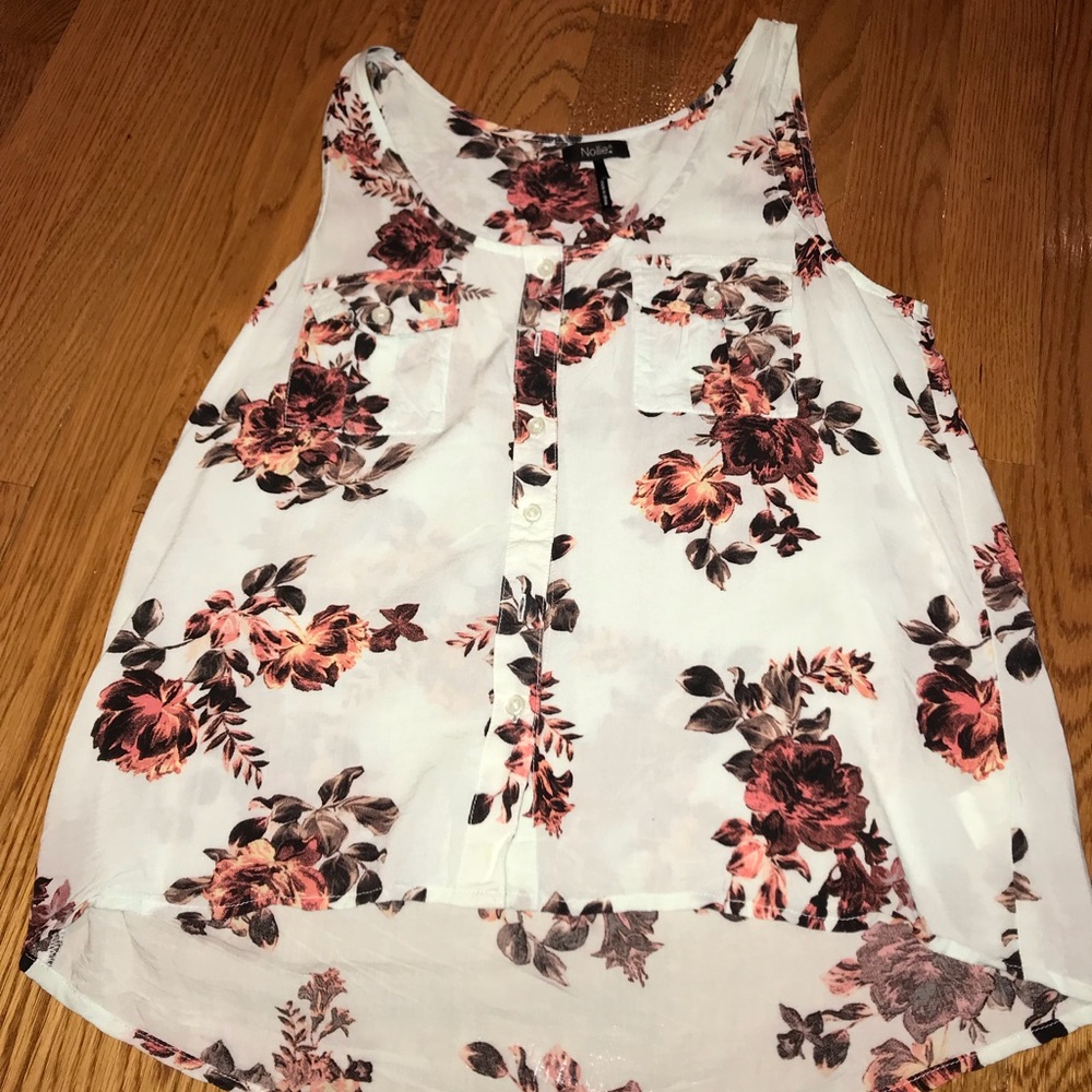 Pacsun Floral Tank Top Blouse